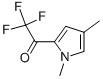 Ethanone, 1-(1,4-dimethyl-1H-pyrrol-2-yl)-2,2,2-trifluoro- (9CI) 구조식 이미지