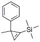 Silane, trimethyl(3-methyl-3-phenyl-1-cyclopropen-1-yl)- Structure
