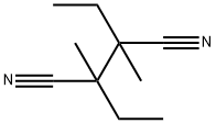 2,3-diethyl-2,3-dimethyl-butanedinitrile Structure