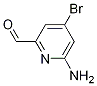 6-amino-4-bromopicolinaldehyde Structure