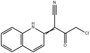 4-Chloro-3-oxo-2-quinolin-2(1H)-ylidenebutanenitrile 구조식 이미지