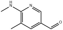 5-메틸-6-(메틸라미노)니코틴알데히드 구조식 이미지