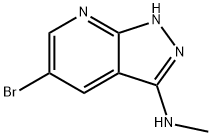 3-메틸아미노-5-브로모-1H-… 구조식 이미지