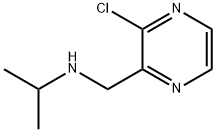 (3-Chloro-pyrazin-2-ylmethyl)-isopropyl-amine Structure