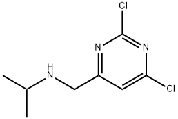 (2,6-Dichloro-pyrimidin-4-ylmethyl)-isopropyl-amine 구조식 이미지