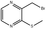 2-Bromomethyl-3-methylsulfanyl-pyrazine Structure