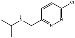 (6-Chloro-pyridazin-3-ylmethyl)-isopropyl-amine 구조식 이미지