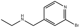 (2-Bromo-pyridin-4-ylmethyl)-ethyl-amine 구조식 이미지