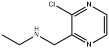(3-클로로-피라진-2-일메틸)-에틸-아민 구조식 이미지