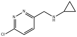 (6-Chloro-pyridazin-3-ylmethyl)-cyclopropyl-amine Structure