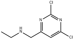 (2,6-Dichloro-pyrimidin-4-ylmethyl)-ethyl-amine 구조식 이미지