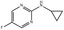 Cyclopropyl-(5-fluoro-pyrimidin-2-yl)-amine 구조식 이미지