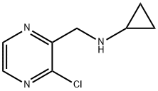 (3-Chloro-pyrazin-2-ylmethyl)-cyclopropyl-amine Structure