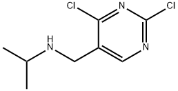 (2,4-Dichloro-pyrimidin-5-ylmethyl)-isopropyl-amine Structure