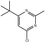 4-(tert-butyl)-6-chloro-2-methylpyrimidine Structure