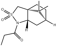 N-PROPIONYL-(2S)-BORNANE- 10,2-SULTAM 구조식 이미지