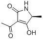 2H-Pyrrol-2-one, 3-acetyl-1,5-dihydro-4-hydroxy-5-methyl-, (S)- (9CI) Structure