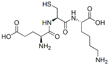 L--Glutamyl-L-cysteinyl-L-lysine Structure
