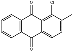 1-Chloro-2-methylanthraquinone  Structure