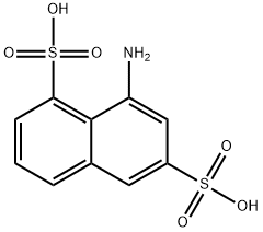 8-Aminonaphthalene-1,6-disulfonic acid Structure