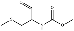 Carbamic  acid,  [1-formyl-2-(methylthio)ethyl]-,  methyl  ester  (9CI) Structure