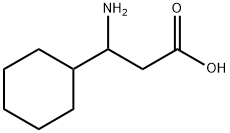 3-AMINO-3-CYCLOHEXYLPROPIONIC ACID 구조식 이미지