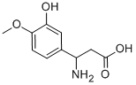 3-(3-HYDROXY-4-METHOXYPHENYL)-DL-BETA-ALANINE
 Structure