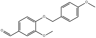 3-METHOXY-4-[(4-METHOXYBENZYL)OXY]BENZENECARBALDEHYDE 구조식 이미지
