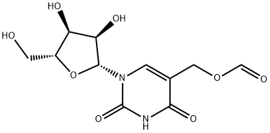 5-formyloxymethyluridine Structure