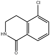 5-클로로-3,4-DIHYDRO-2H-이소퀴놀린-1-ONE 구조식 이미지