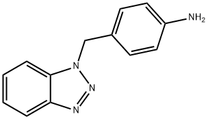 4-(1H-1,2,3-BENZOTRIAZOL-1-YLMETHYL)PHENYLAMINE 구조식 이미지