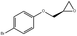(R)-2-((4-브로모페녹시)메틸)옥시란 구조식 이미지