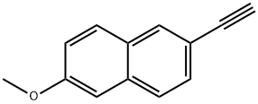 2-ETHYNYL-6-METHOXYNAPHTHALENE  97 Structure