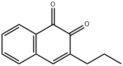 1,2-Naphthalenedione, 3-propyl- (9CI) Structure