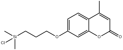 7-[3-(CHLORODIMETHYLSILYL)PROPOXY-4-METHYLCOUMARIN Structure