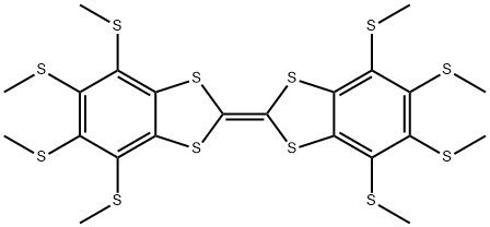 OCTAMETHYLTHIO-DIBENZO-TETRATHIAFULVALENE Structure