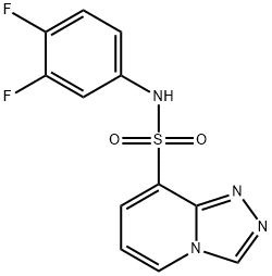 N-(3,4-Difluorophenyl)-[1,2,4]triazolo[4,3-a]pyridine-8-sulfonamide Structure