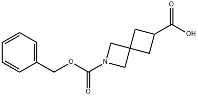 2-Cbz-2-aza-spiro[3.3]헵… 구조식 이미지