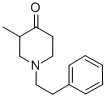 3-METHYL-1-(2-PHENYL)ETHYL-4-PIPERIDINONE 구조식 이미지