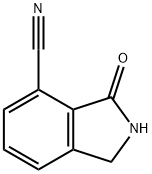 7-CYANO-2,3-DIHYDRO-1H-ISOINDOLE-1-ONE Structure