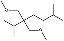 2-isopropyl-2-(1-methylbutyl)-1,3-dimethoxypropane Structure