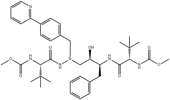 1292296-09-3 (3S,8R,9S,12S)-3,12-Bis(1,1-diMethylethyl)-8-hydroxy-4,11-dioxo-9-(phenylMethyl)-6-[[4-(2-pyridinyl)phenyl]Methyl]-,2,5,6,10,13-pentaazatetradecanedioic Acid 1,14-DiMethyl Ester