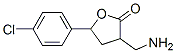 3-aminomethyl-5-(4-chlorophenyl)-tetrahydrofuran-2-one Structure