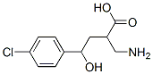 2-아미노메틸-4-(4-클로로페닐)-4-하이드록시부티르산 구조식 이미지