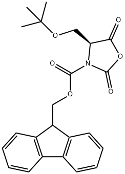 FMOC-O-TERT-BUTYL-L-SERINE N-CARBOXY ANH YDRIDE 구조식 이미지