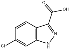 6-CHLORO-1H-INDAZOLE-3-CARBOXYLIC ACID Structure