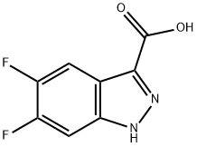 5,6-DIFLUORO-1H-INDAZOLE-3-CARBOXYLIC ACID Structure