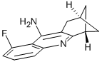 9-amino-8-fluoro-1,2,3,4-tetrahydro-2,4-methanoacridine Structure