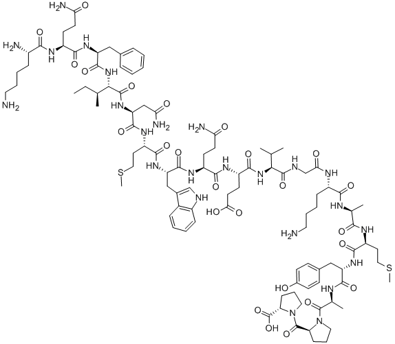 ВИЧ (GP120) ФРАГМЕНТ (421-438) структурированное изображение