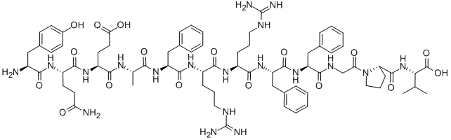 (TYR38,PHE42,46)-OSTEOCALCIN (38-49) (HUMAN) Structure